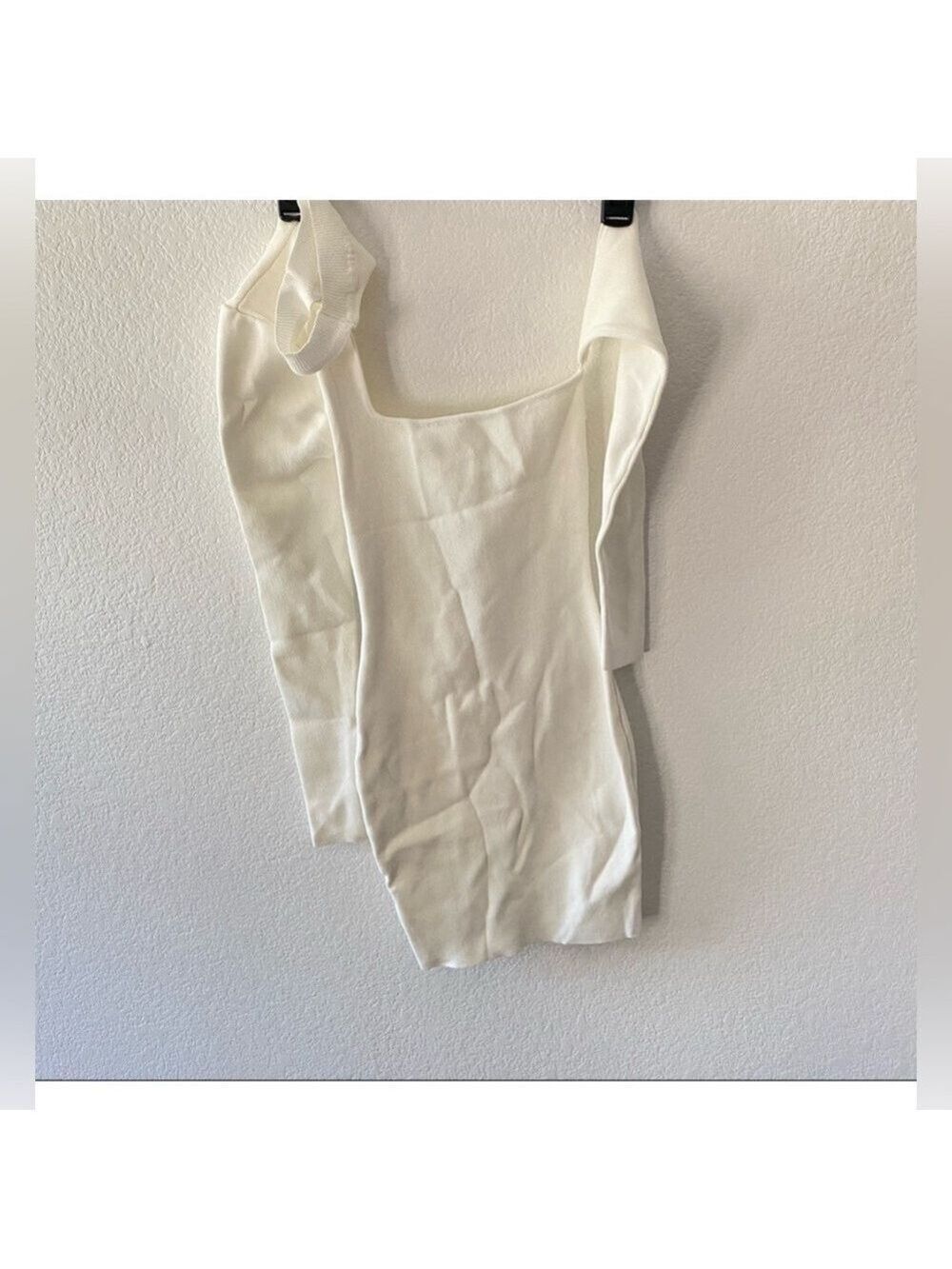Superdown Kattie Cut Out One Shoulder Dress in White - Picture 3 of 5